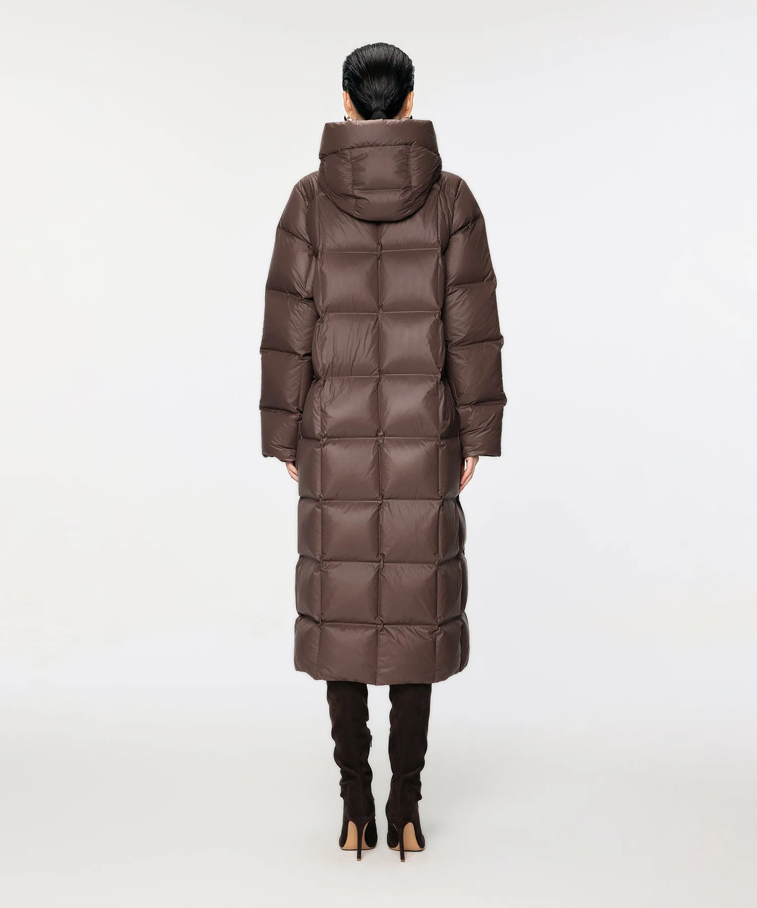 Slim-fit Long Down Coat
