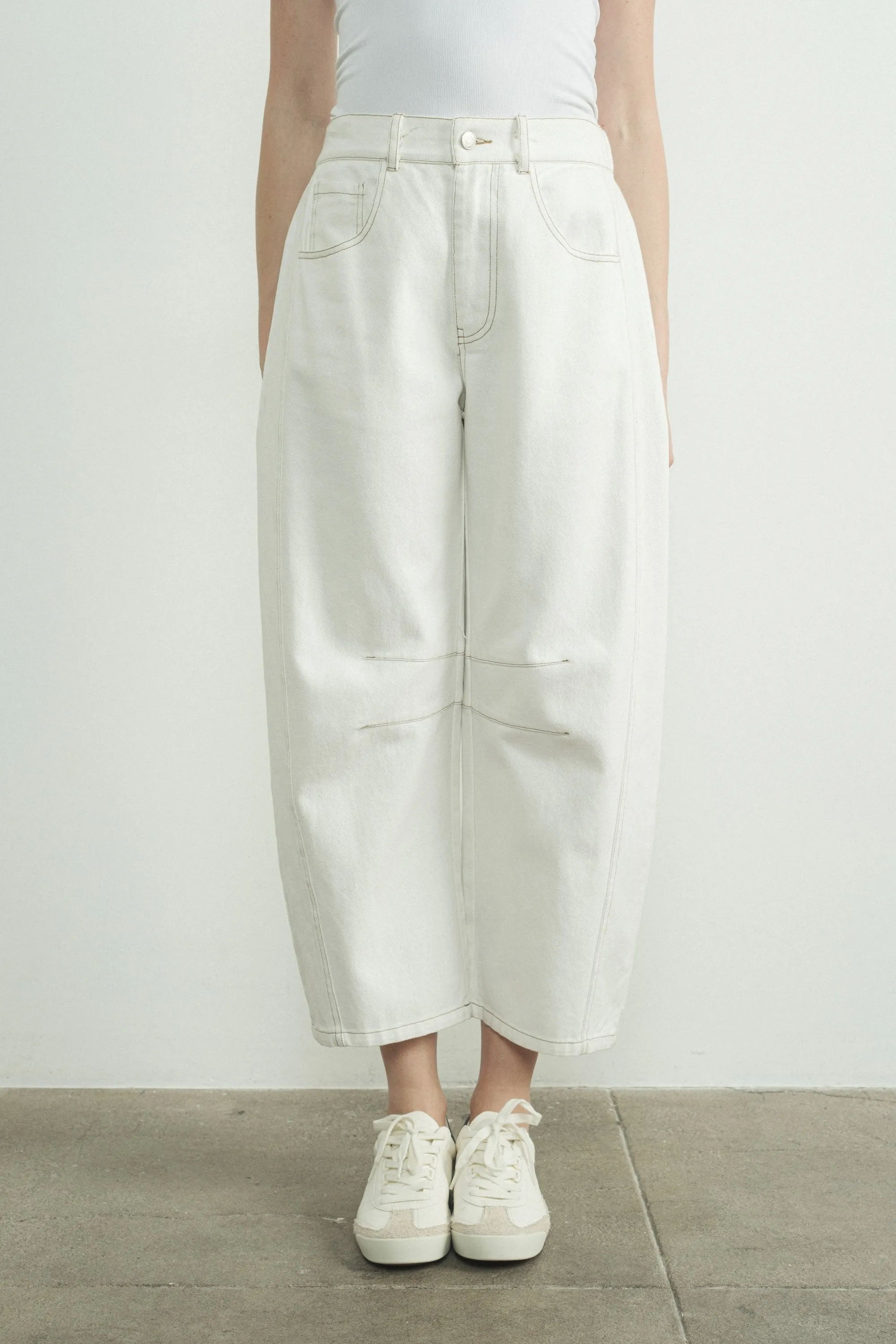 Slouchy Relax Fit Denim Pants