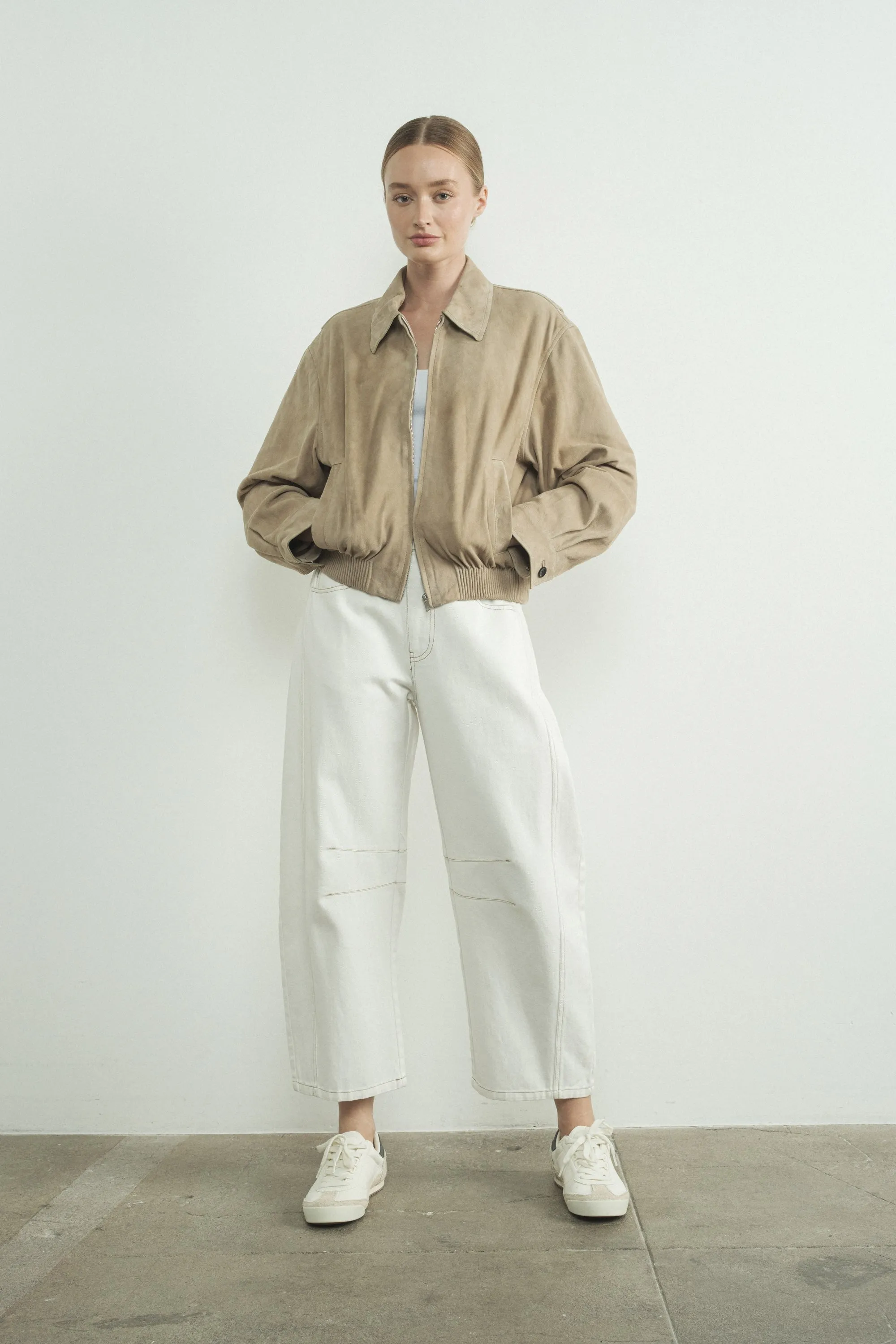 Slouchy Relax Fit Denim Pants