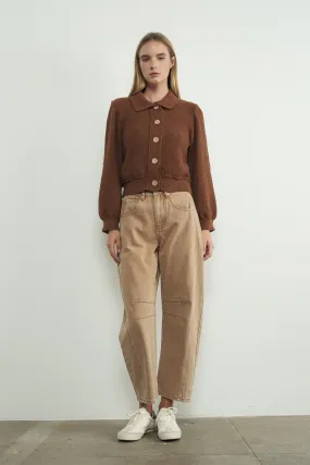 Slouchy Relax Fit Denim Pants