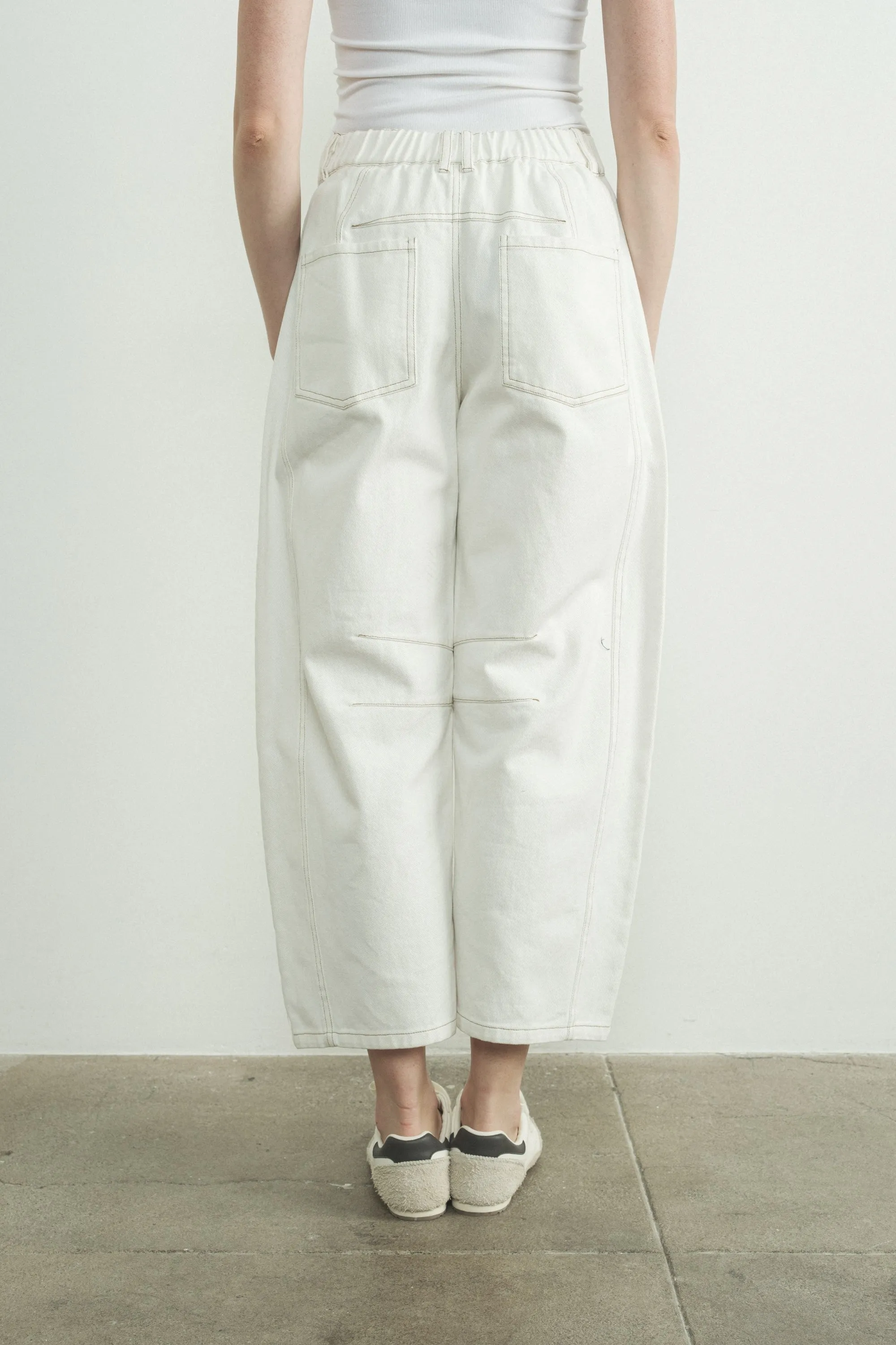Slouchy Relax Fit Denim Pants