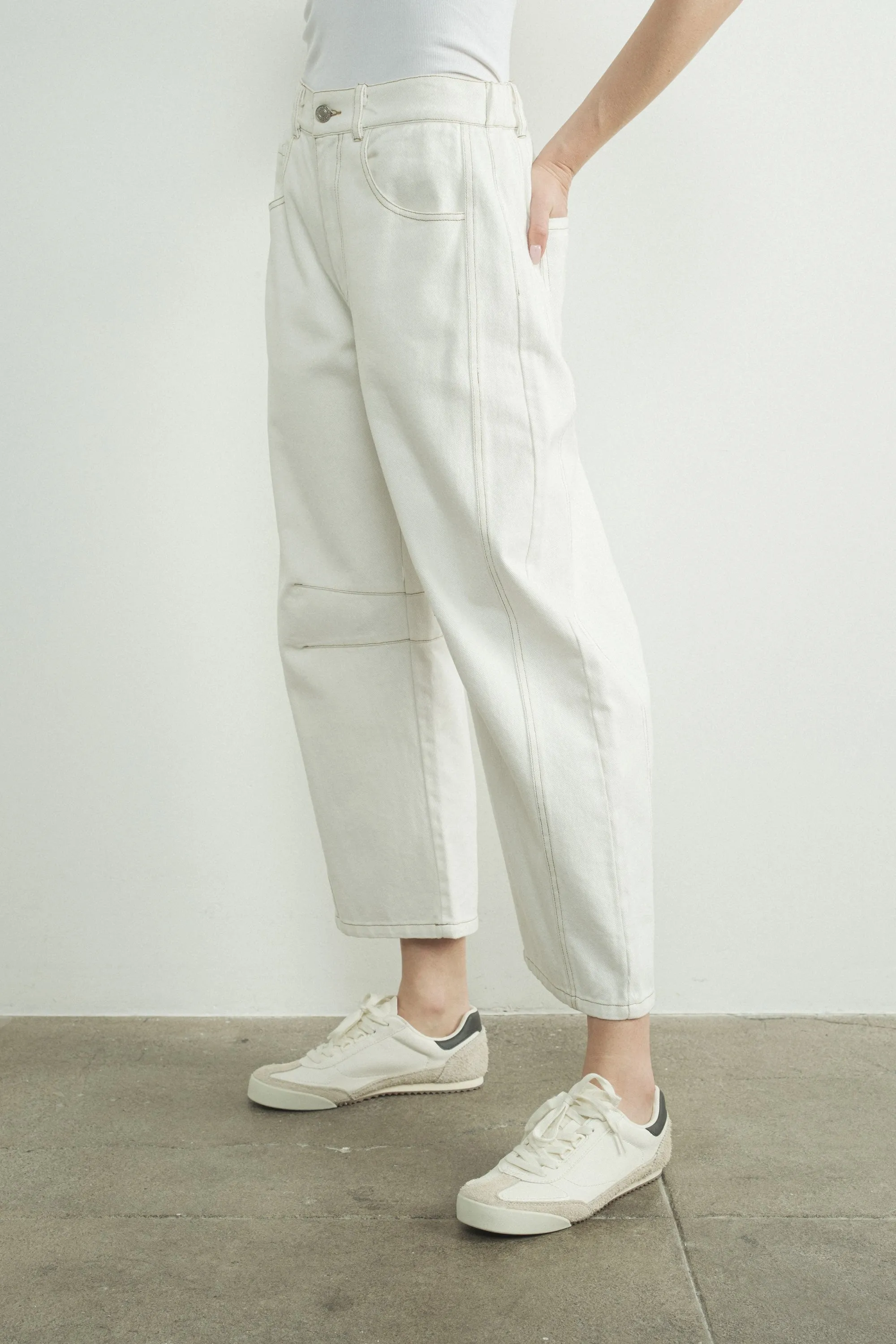 Slouchy Relax Fit Denim Pants