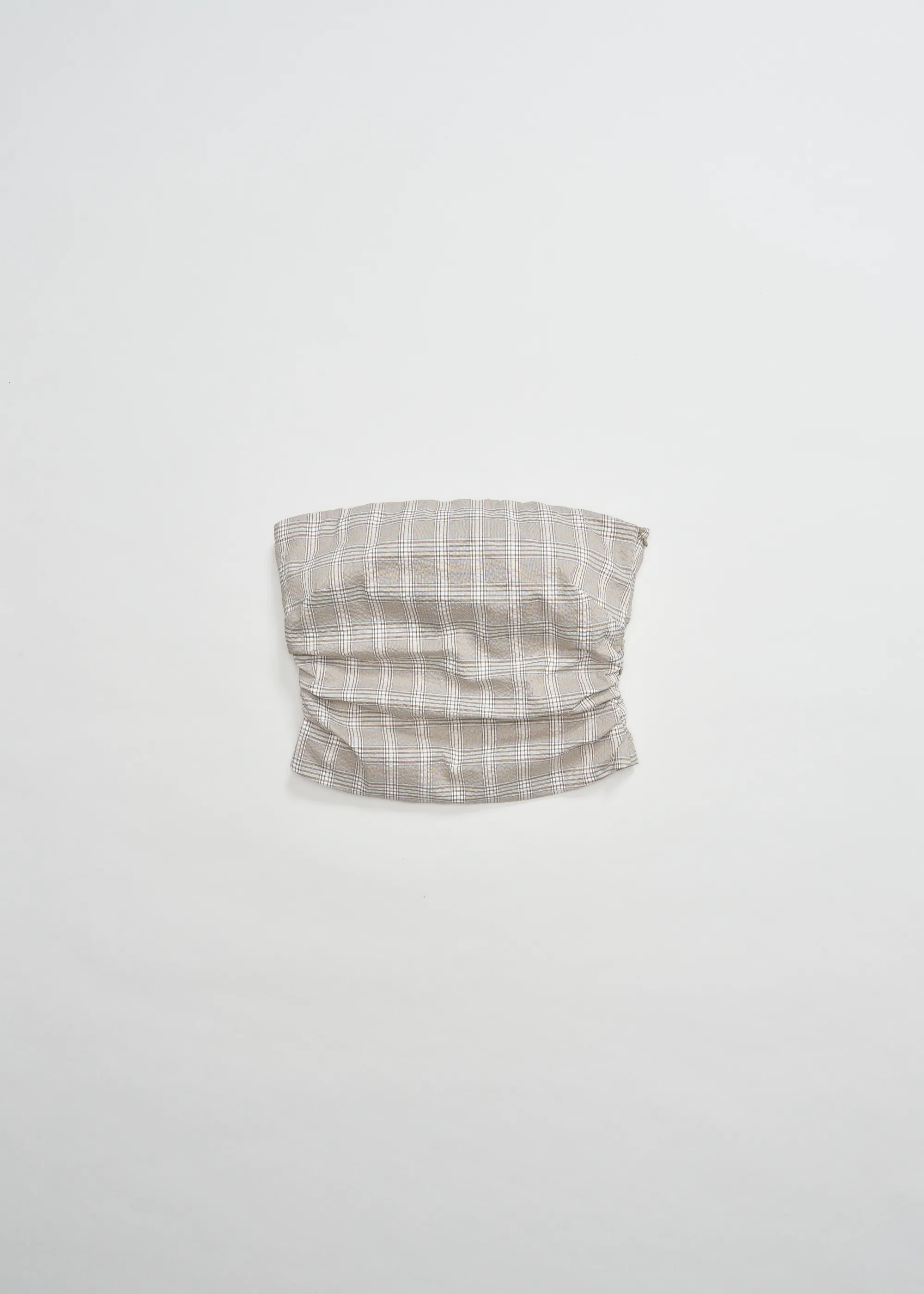 Subject Bustier ~ Beige Check