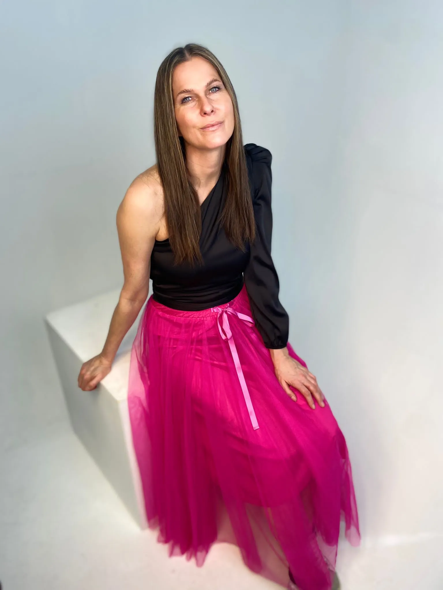Tessa Tulle Skirt Lipstick