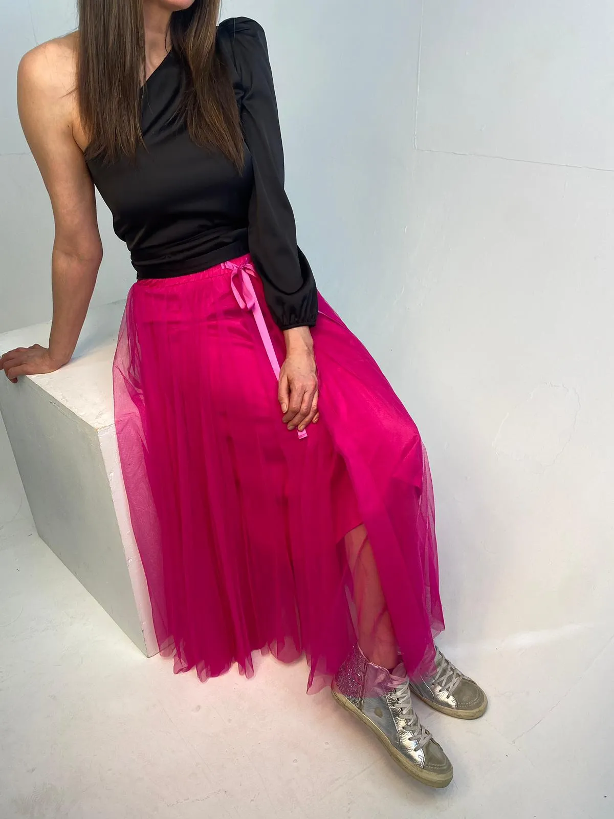 Tessa Tulle Skirt Lipstick