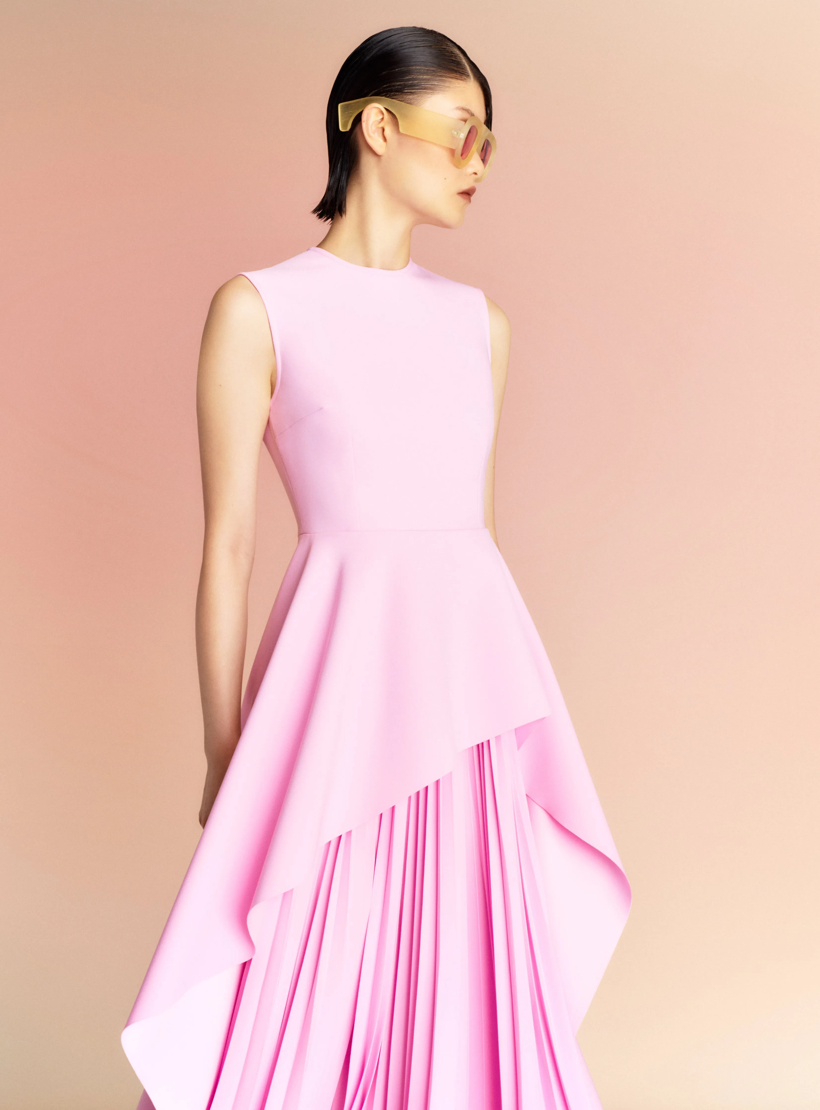 The Severny Midi Dress in Blush