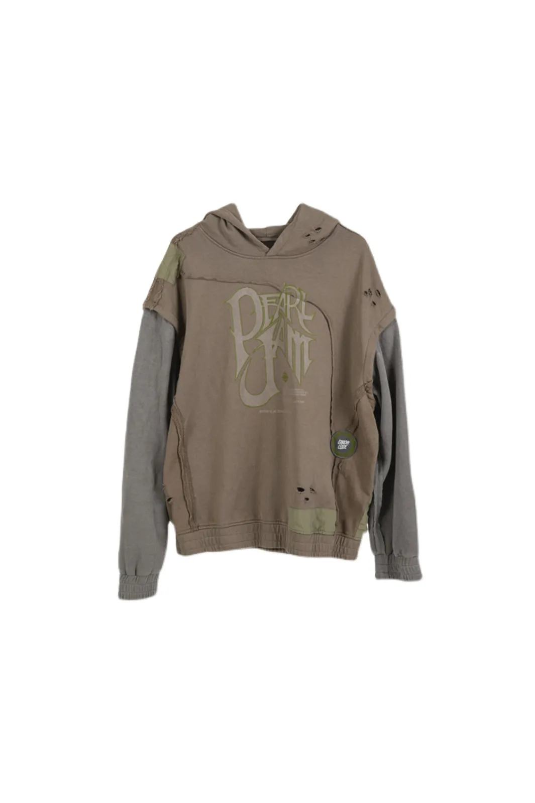 TRASHER detachable sleeve sweatshirt