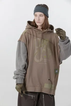 TRASHER detachable sleeve sweatshirt